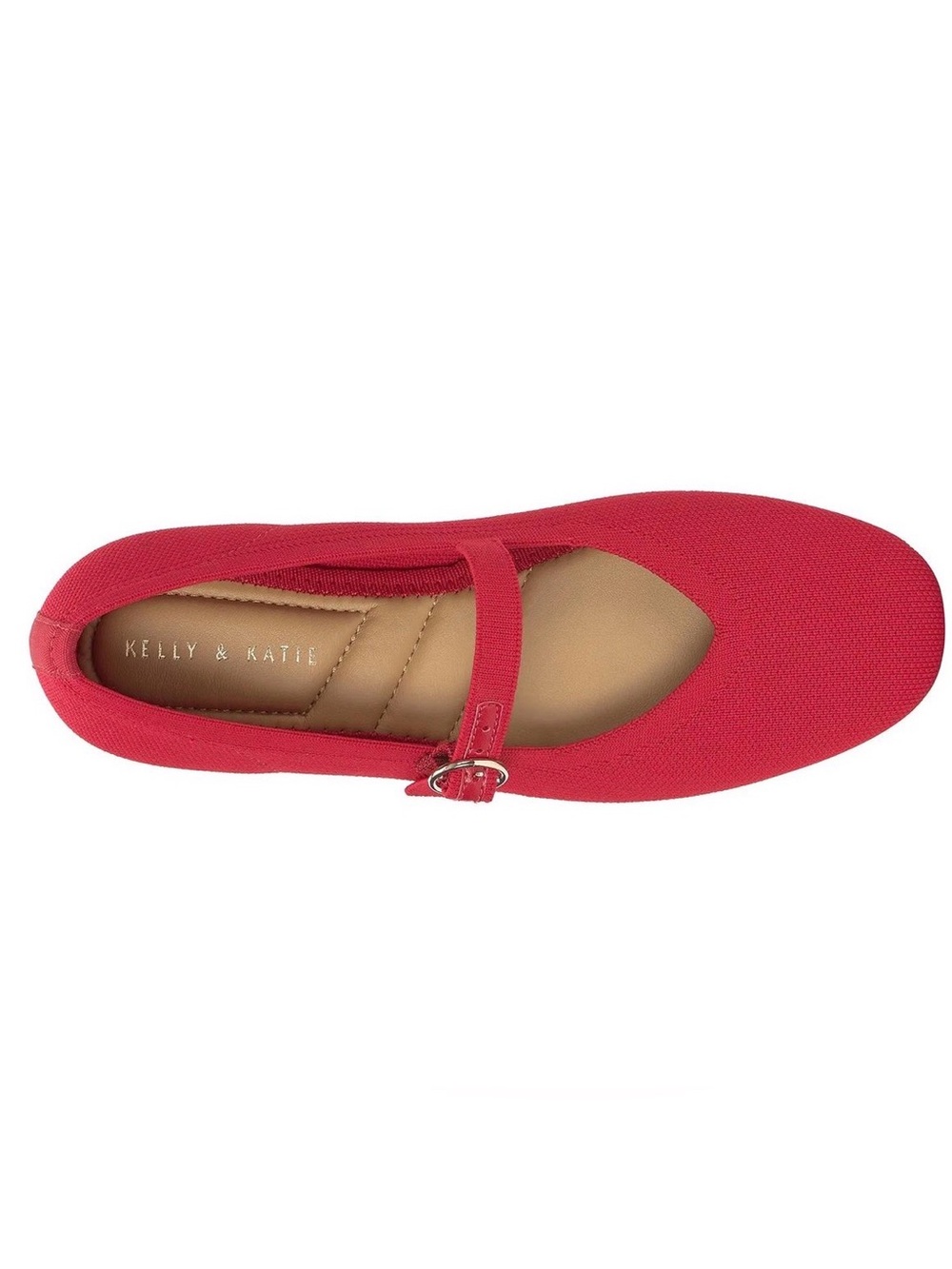 Red Mary Jane Flats (kelly and kate)